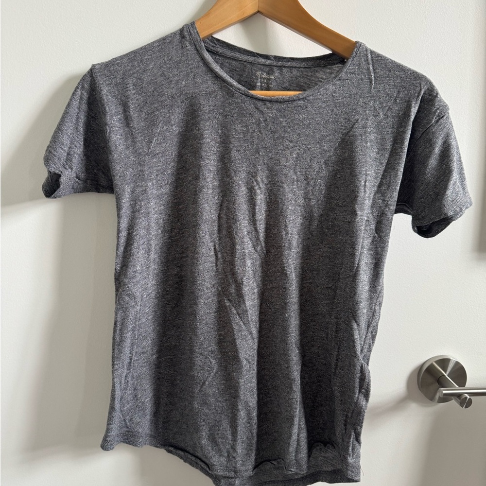 Madewell Heather Gray Short Sleeve Tee